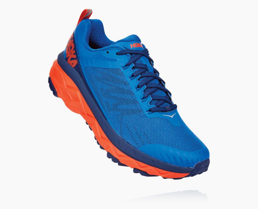 Tenis Hoka One One Trail Hombre Azules - Challenger Atr 5 - HLNJ30218